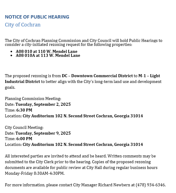 Public Notice